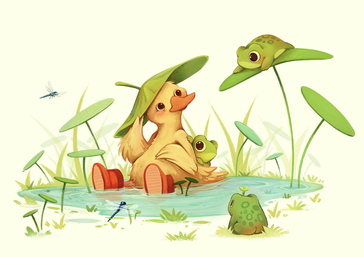 happy frog Friday!! 🐸⭐🦆