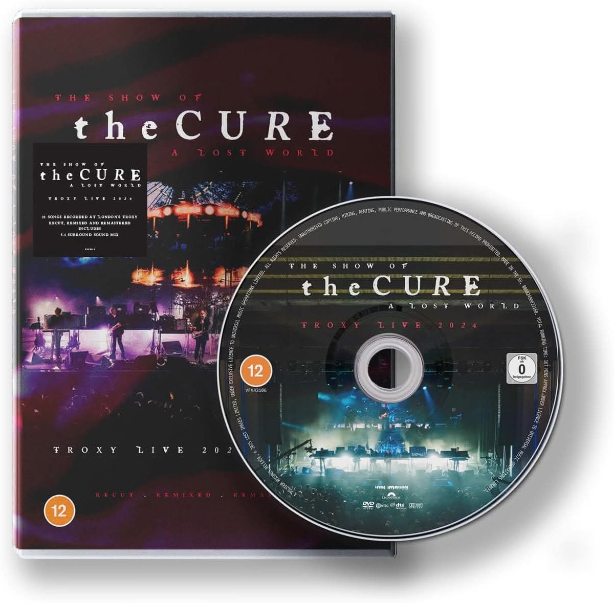 The Cure - The Show of a Lost World
Disponible preventa en Amazon Francia
Dvd y Blu Ray
Amazon.com.fr

#thecure #robertsmith 
#argentina #songsofalostworld #rock #cine