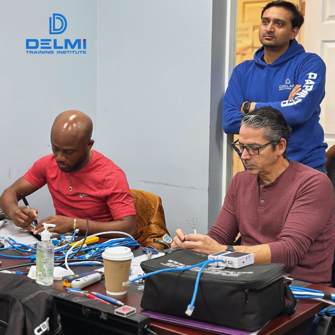 DelmiTraining's tweet image. Day 4 of 𝗡𝗲𝘁𝘄𝗼𝗿𝗸 𝗖𝗮𝗯𝗹𝗶𝗻𝗴 𝗖𝗹𝗮𝘀𝘀 at 𝗗𝗲𝗹𝗺𝗶 𝗧𝗿𝗮𝗶𝗻𝗶𝗻𝗴 𝗜𝗻𝘀𝘁𝗶𝘁𝘂𝘁𝗲
#DelmiTraining #NetworkCabling #HandsOnLearning #ProfessionalTraining #SkillDevelopment