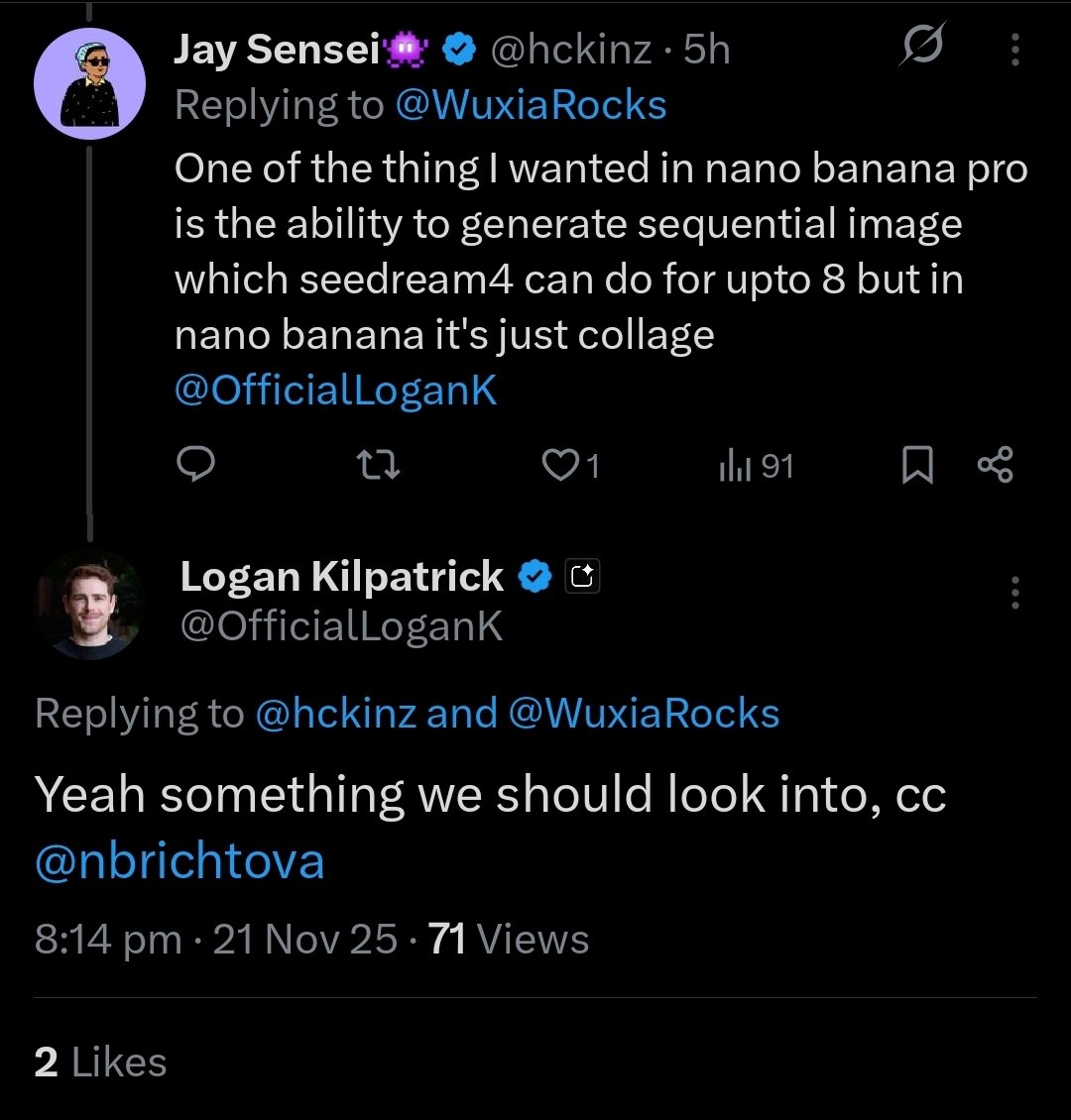 hckinz's tweet image. Guys, we are getting sequential image generation in nano banana pro next update 🙌🏻💯 this open lot of possibility @ailker @IamEmily2050 @testingcatalog