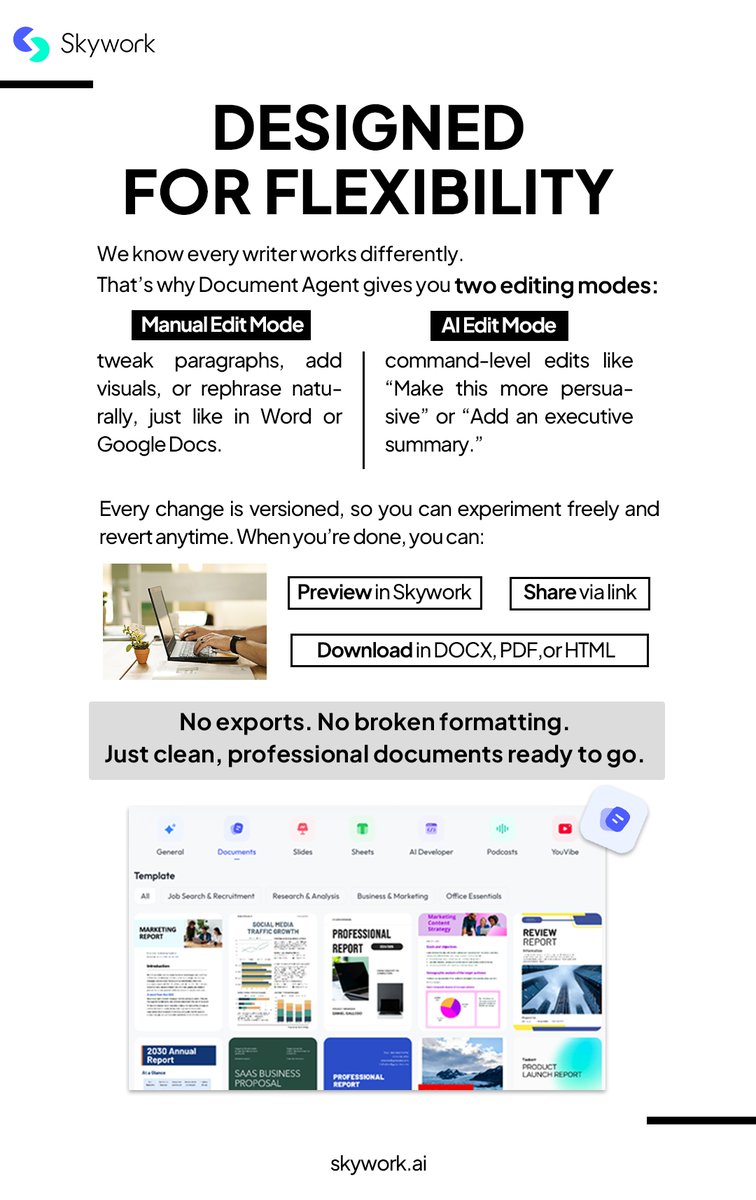 Skywork_ai's tweet image. Get structured output and design for flexibility: