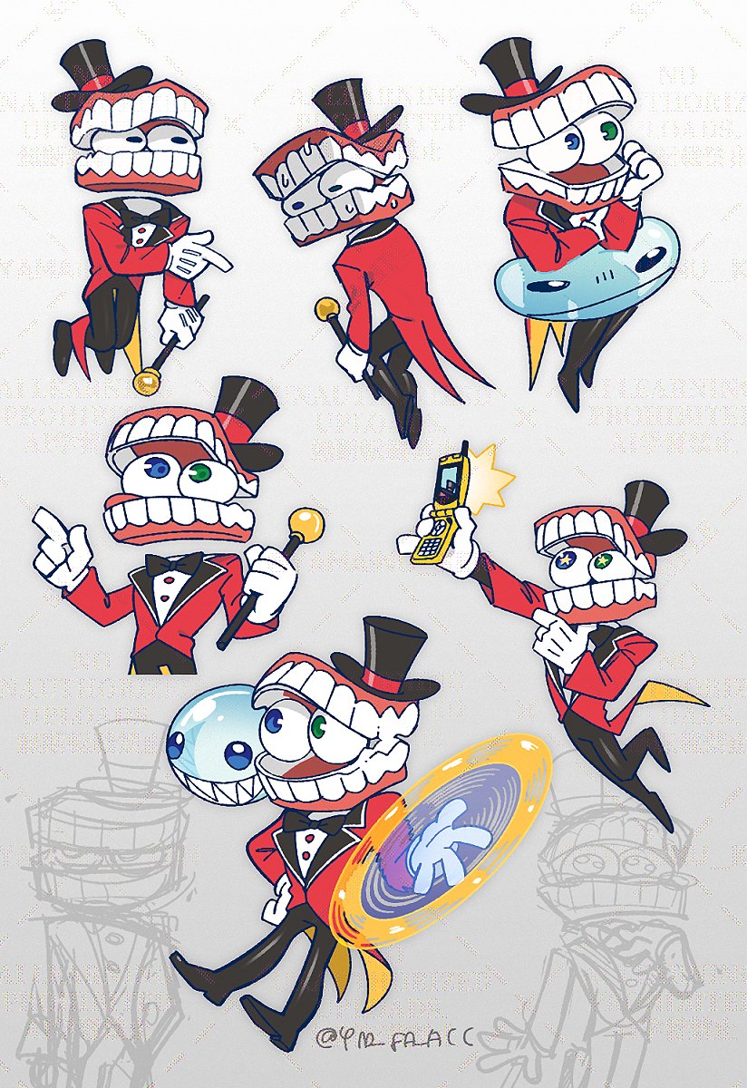 YM_FA_ACC's tweet image. 10月頃に描いてたCaineです
#TADC #Caine