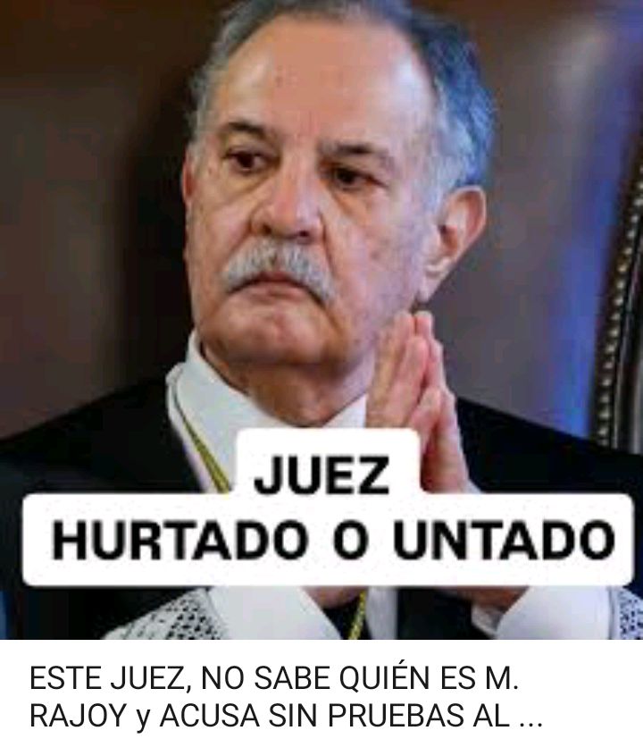 ELTOLAVARA6's tweet image. Éste sinvergüenza no sabe quién es M.Rajoy habiendo un millón de pruebas..Y se ha cargao al Fiscal General sin una sola prueba..
Hurtado o UNTADO?
#Elquepuedahacerquehaga