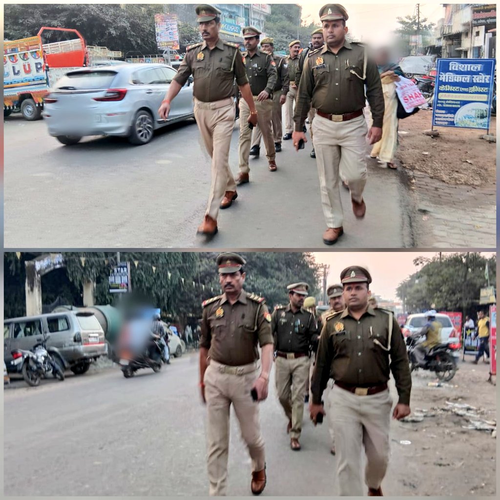 bahraichpolice's tweet image. जनपद में अपराध-नियंत्रण व आमजन में सुरक्षा की भावना जागृत करने के दृष्टिगत #SPBahraich के निर्देशन में थाना दरगाह शरीफ पुलिस द्वारा भीड़-भाड़ वाले स्थानों तथा मिश्रित आबादी वाले संवेदनशील क्षेत्रों में किया गया पैदल गश्त।    
#UPPolice