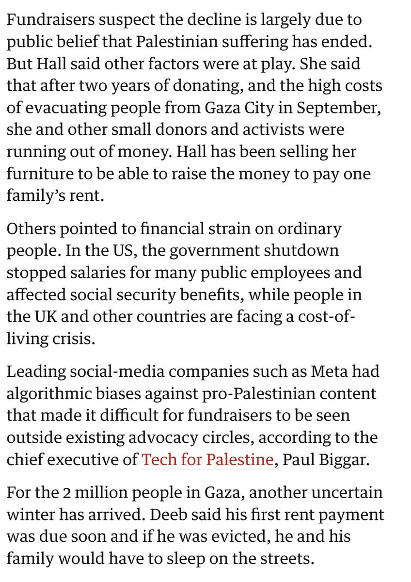 AdHaque110's tweet image. Fundraisers warn of ‘catastrophic’ drop in donations to Gaza since ceasefire