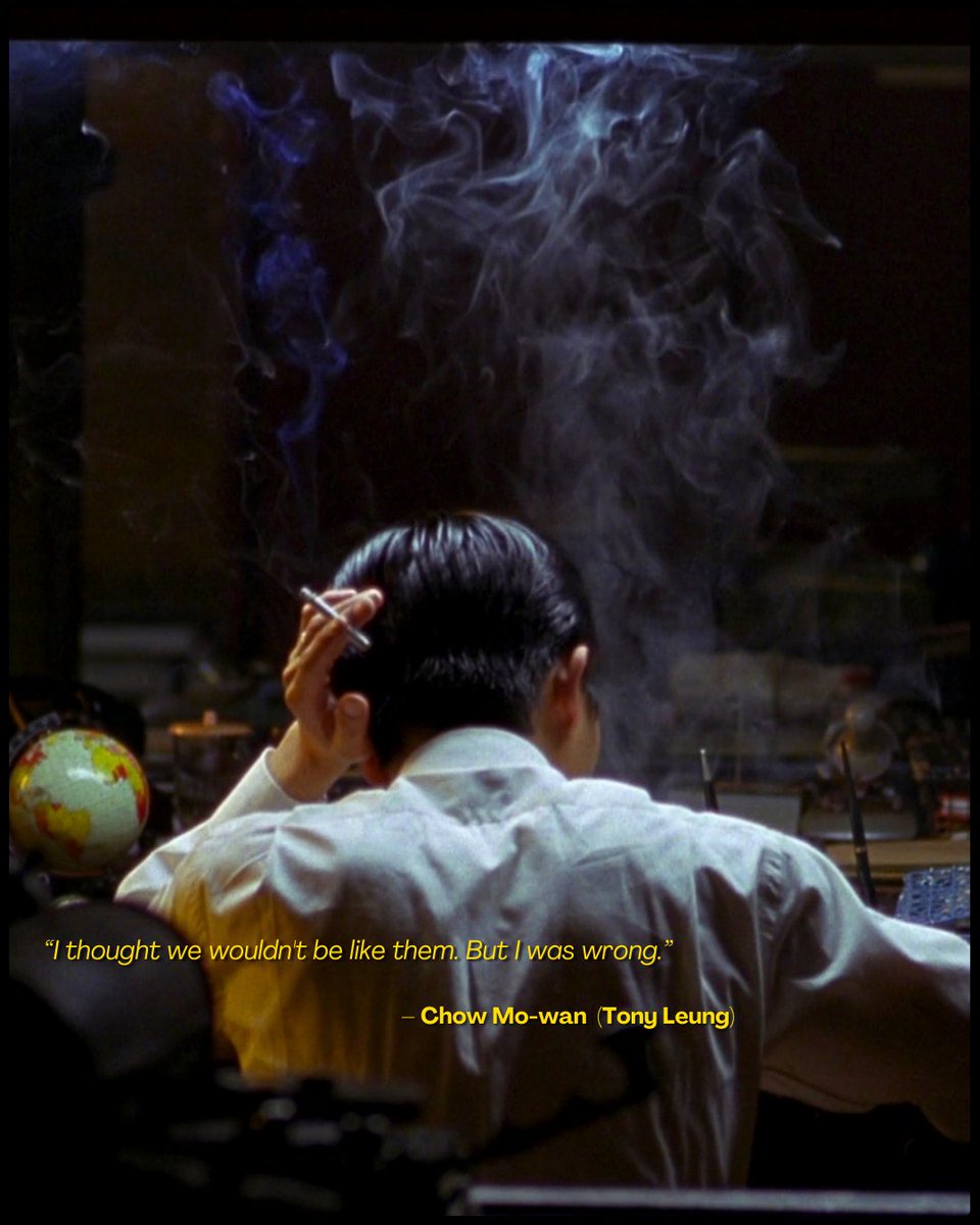 Localizing_St's tweet image. Wong Kar Wai convirtió el anhelo, la belleza y la melancolía en un lenguaje propio.
 In the Mood for Love (2000) es una obra maestra que redefine el amor contenido y la poesía visual.
Si aún no la habéis visto… hoy es el día. 🌙✨
#ViernesDeArte #InTheMoodForLove