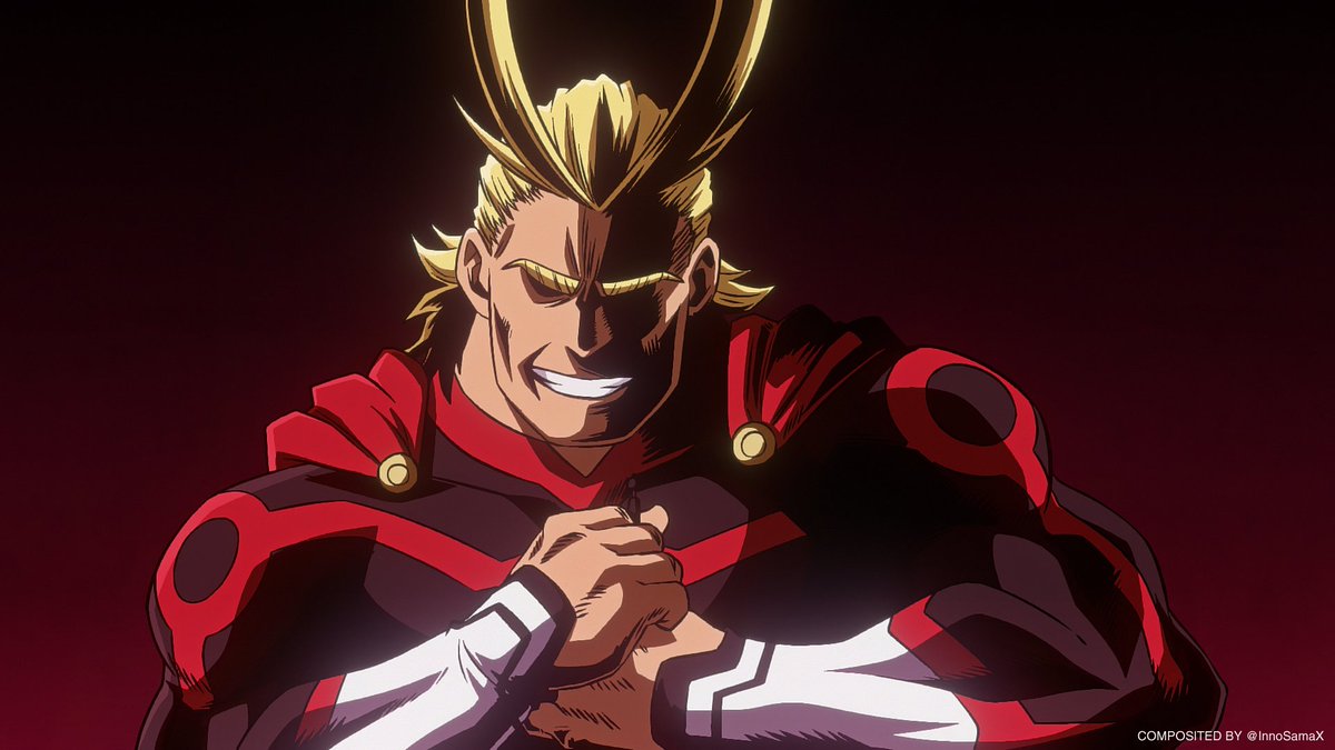 InnoSamaX's tweet image. Heros Interveiw. All Might Bronze Age. MHA X Incredibles