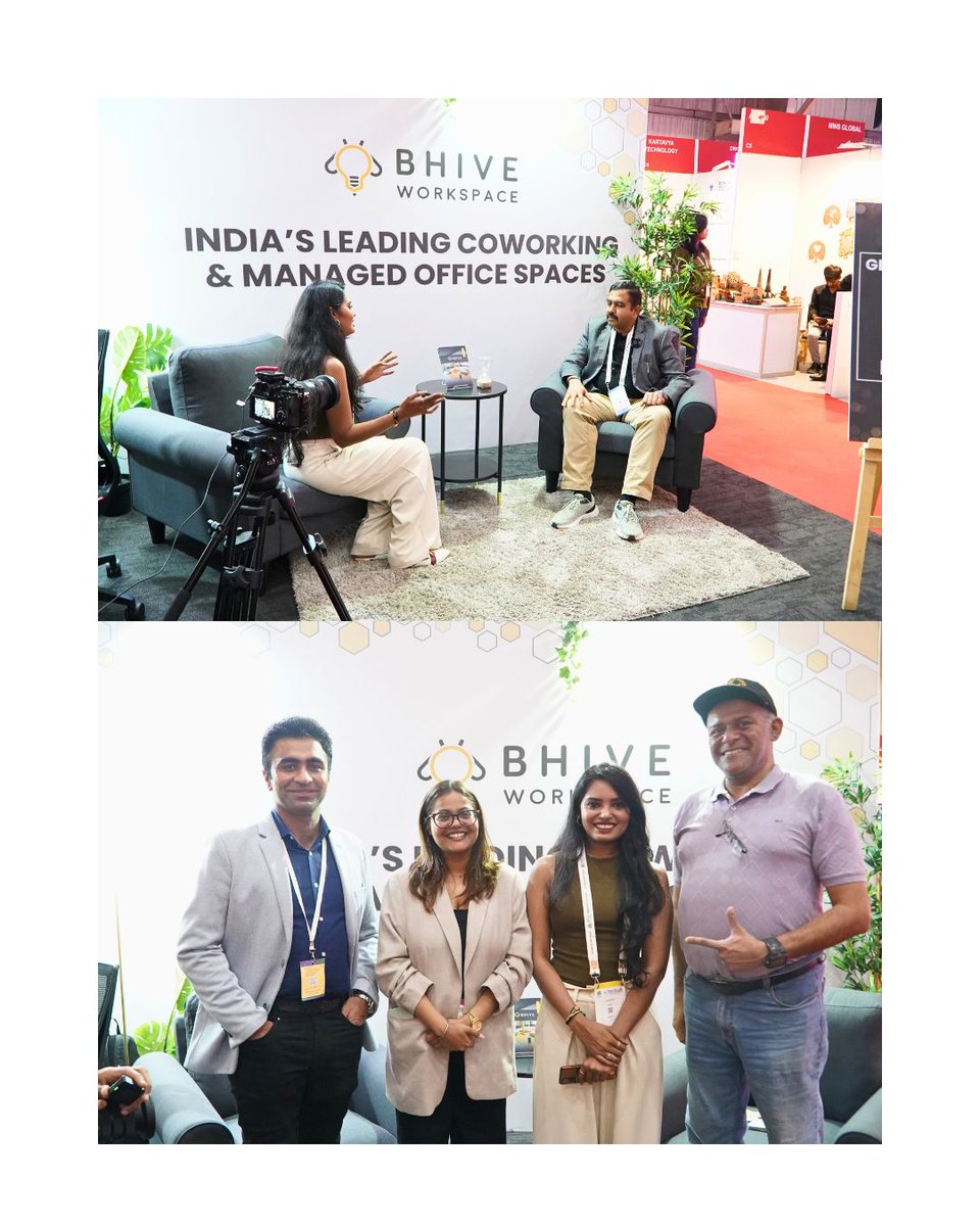 bhiveworkspace's tweet image. The Bengaluru Tech Summit truly lived up to its reputation as the hotspot of innovation. 🚀

And right at the heart of all the hustle, the BHIVE Experience Center became a go-to spot for founders, innovators, &amp;amp; professionals stopped by to network and recharge between sessions.