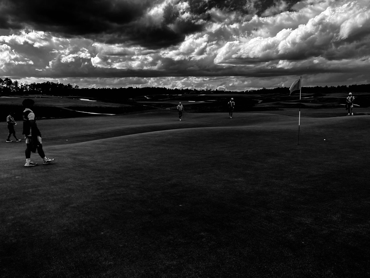 I played Old Barnwell with Trent Bouts as my four-ball partner; he’s a frequent contributor to industry publications. We marveled at targeted care such internally contoured greens must require; water flows down of course so pronounced mounds in greens often require hand-watering.