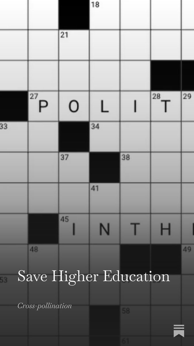 Save Higher Education — my latest for Cross-Pollination. crosspollination.substack.com/p/save-higher-…