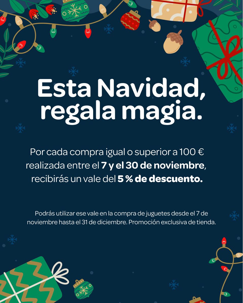 🎁 ¡La Navidad llega cargada de magia… y de #juguetes en Plasticosur! 🎁
📌 Tiendas Sevilla y Huelva
👉 plasticosur.com/firma-html/Cat…