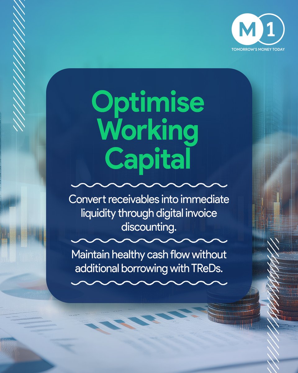 M1xchange's tweet image. End the year with financial clarity.
By reconciling receivables early, strengthening your working capital position, and planning for year-end cash needs, your MSME can enter the new year with stability and confidence.

#FinancialPlanning #MSMEFinance #WorkingCapital #M1xchange