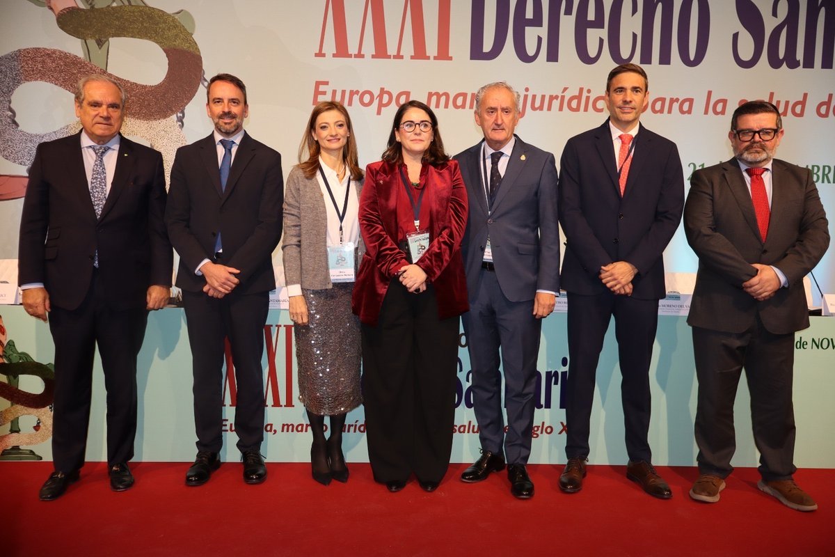 Nuestro presidente, Gonzalo Moreno, intervino ayer en la inauguración del XXXI Congreso Nacional de Derecho Sanitario, destacando que la veterinaria es salud pública.

 Defendió una regulación alineada con el enfoque One Health y sin límites injustificados a la prescripción, y