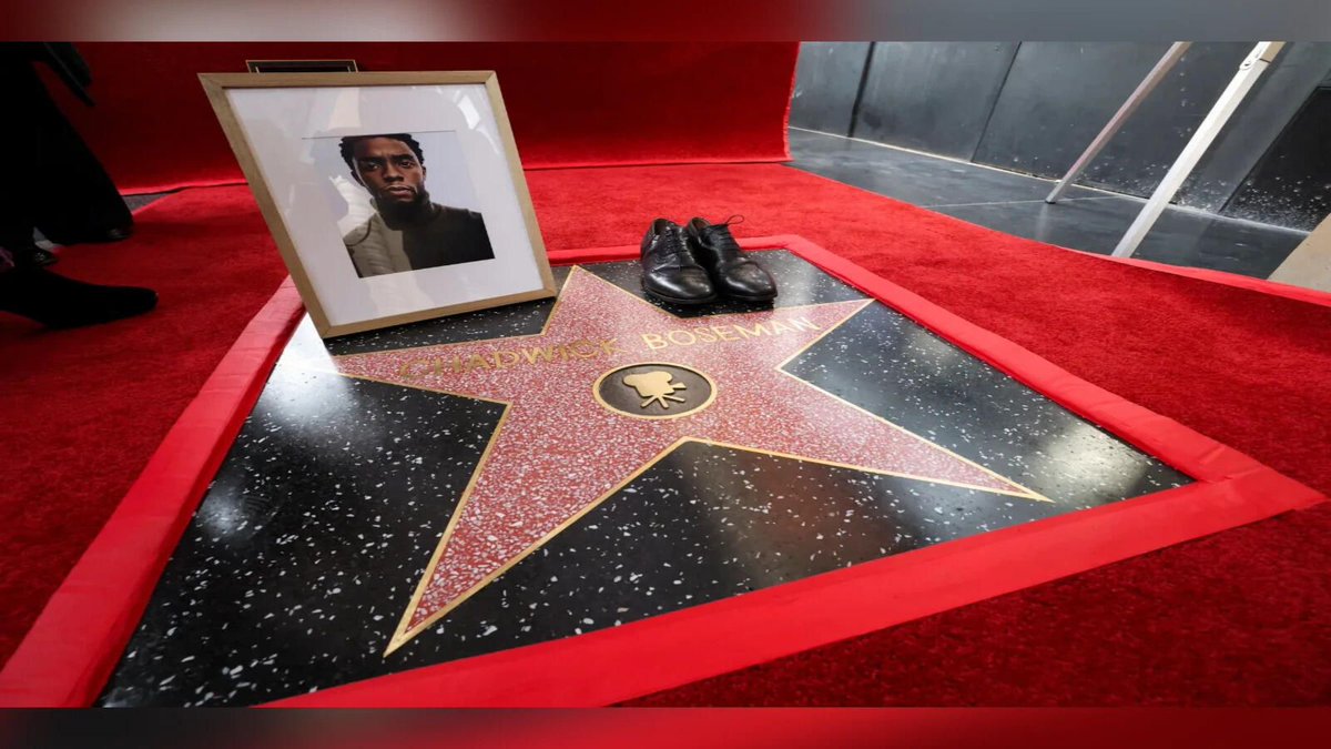 GilbertoBrenis's tweet image. #ChadwickBoseman recibió de manera póstuma su estrella en el #HollywoodWalkOfFame. Su viuda, #SimoneLedwardBoseman, fue la encargada de develarla. Estuvieron presentes: #RyanCoogler, #ViolaDavis, #BobIger, #MichaelBJordan, #KevinBoseman y #DerrickBoseman.