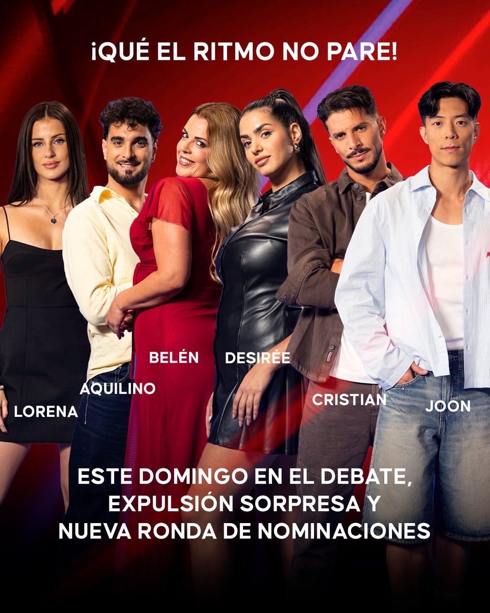 ghoficial's tweet photo. Se viene noche intensa 💥👀🔥
Lorena, Aquilino, Belén, Desirée, Cristian y Joon se la juegan. ¡Tú decides quién se va! Vota en la app de Mediaset Infinity.
#GH21N #GHGala3 https://t.co/JyyyIU0RaP