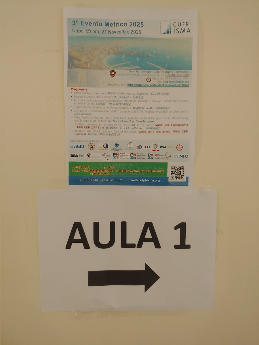 <a href="/GUFPI_ISMA/">GUFPI-ISMA</a> 3° #EventoMetrico
@napoli/@zoom #live
Inizia sessione pomeridiana