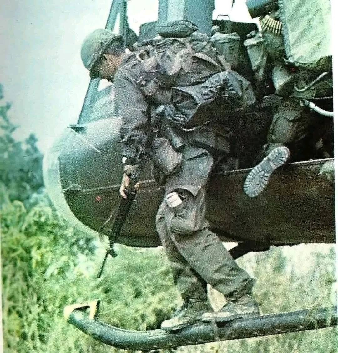 That first step into an LZ was always the hardest because we didn't know what awaited us there, a boobytrap or ambush. Afterward, we walked for hours every day looking for the elusive enemy…
#TheVietnamWar 
#MilitaryFriday