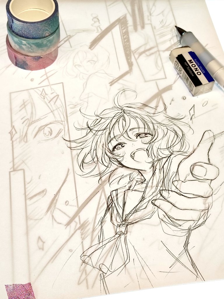 火鳥満月(ひのとり まんげつ)読み切り&イラスト制作中 tweet media