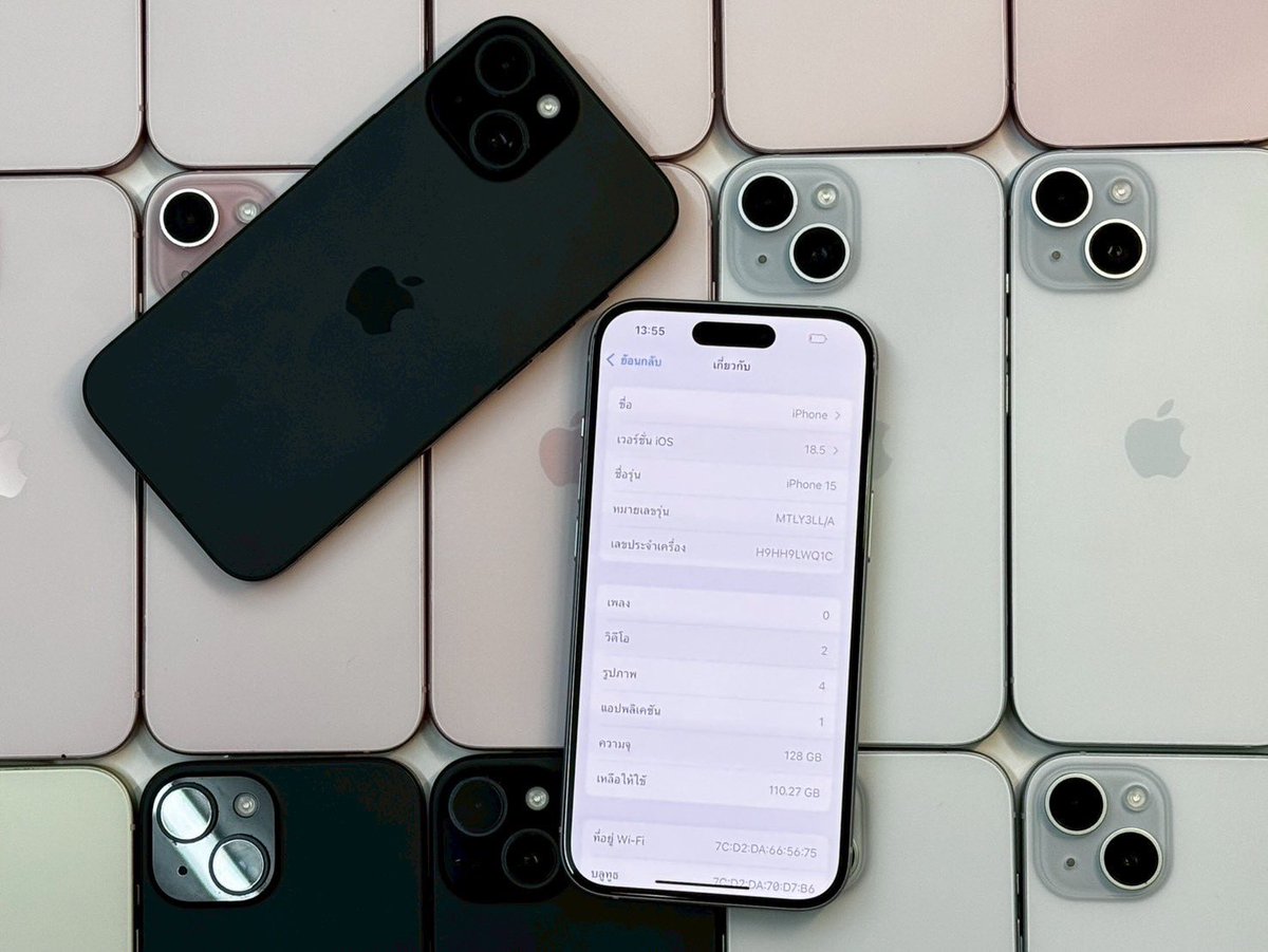 LLLLLLL2001's tweet image. iPhone 15 (นอกแท้)
เครื่องสวย รอยน้อย การใช้งานปกติ สแกนได้ แบต 100% 🔋

128GB ( มีจำนวนจำกัด )
💰ราคา 
ราคา = 16,300

256GB (มี 2 ตัว)
💰ราคา = 16,900

#ไอโฟนมือสอง #ส่งต่อไอโฟน #โทรศัพท์มือสอง #ส่งต่อไอโฟนมือสอง #ส่งต่อโทรศัพท์มือสอง #มือถือมือสอง #ไอโฟนมือ2