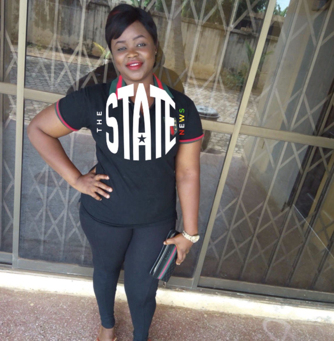 THESTATENEWSS's tweet image. The woman who suffered abuse at the hands of her husband, the landlord.