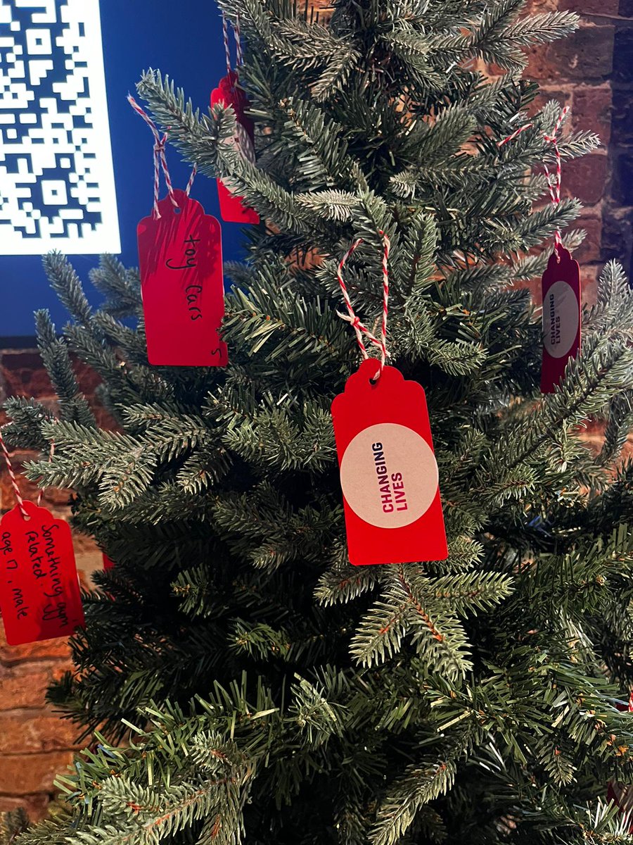 LiveTheatre's tweet image. In the lead up to the festive season we are asking for your support to Make Wishes Come True with our #WishTree 🎄!  Hanging on our Christmas tree as you come into Live Theatre are tags with wishes written on from young people being supported by local charities Edberts House and…