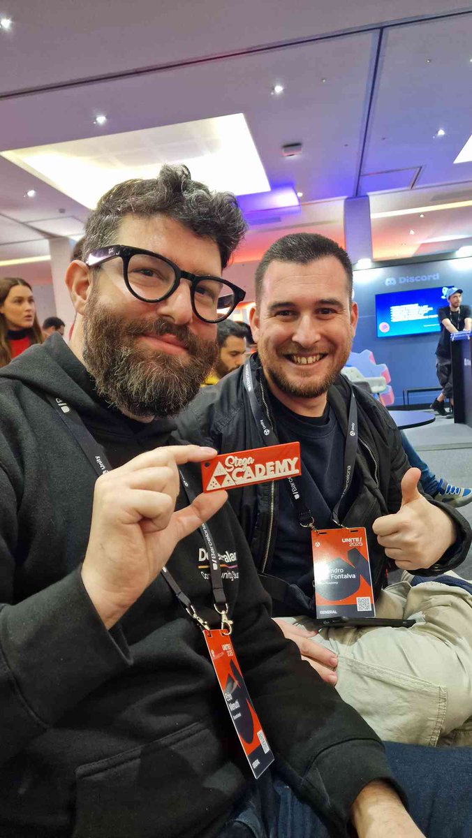 aledifon89's tweet photo. Just wrapped up #UNITE2025 in Barcelona 🎮✨
XR, Game Dev, Unity tools — so much creativity and innovation this year. Feeling pumped!
#UNITE2025 #Unity #XR #GameDev https://t.co/m0V5x8A7fe