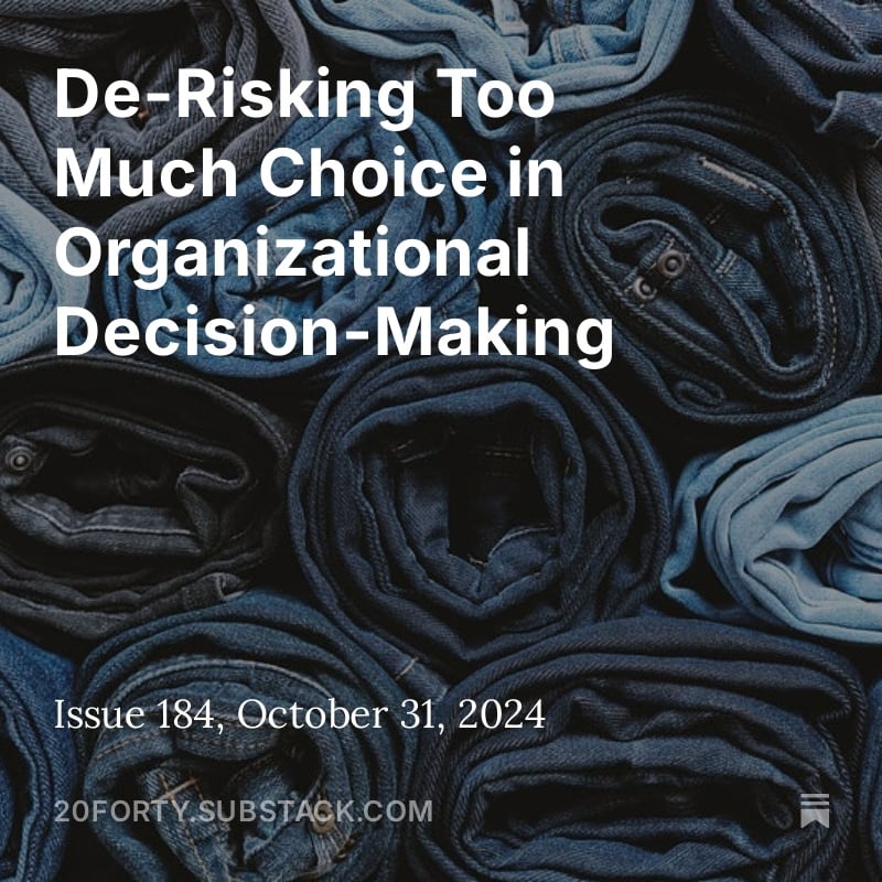 HFactorMethod's tweet image. Are your employees drowning in digital tools? 🤔 Too many systems can lead to burnout and decision paralysis. Learn how to de-risk choice overload in organizational decision-making. #Leadership #EmployeeWellness #DigitalTransformation  hubs.ly/Q03S51qf0