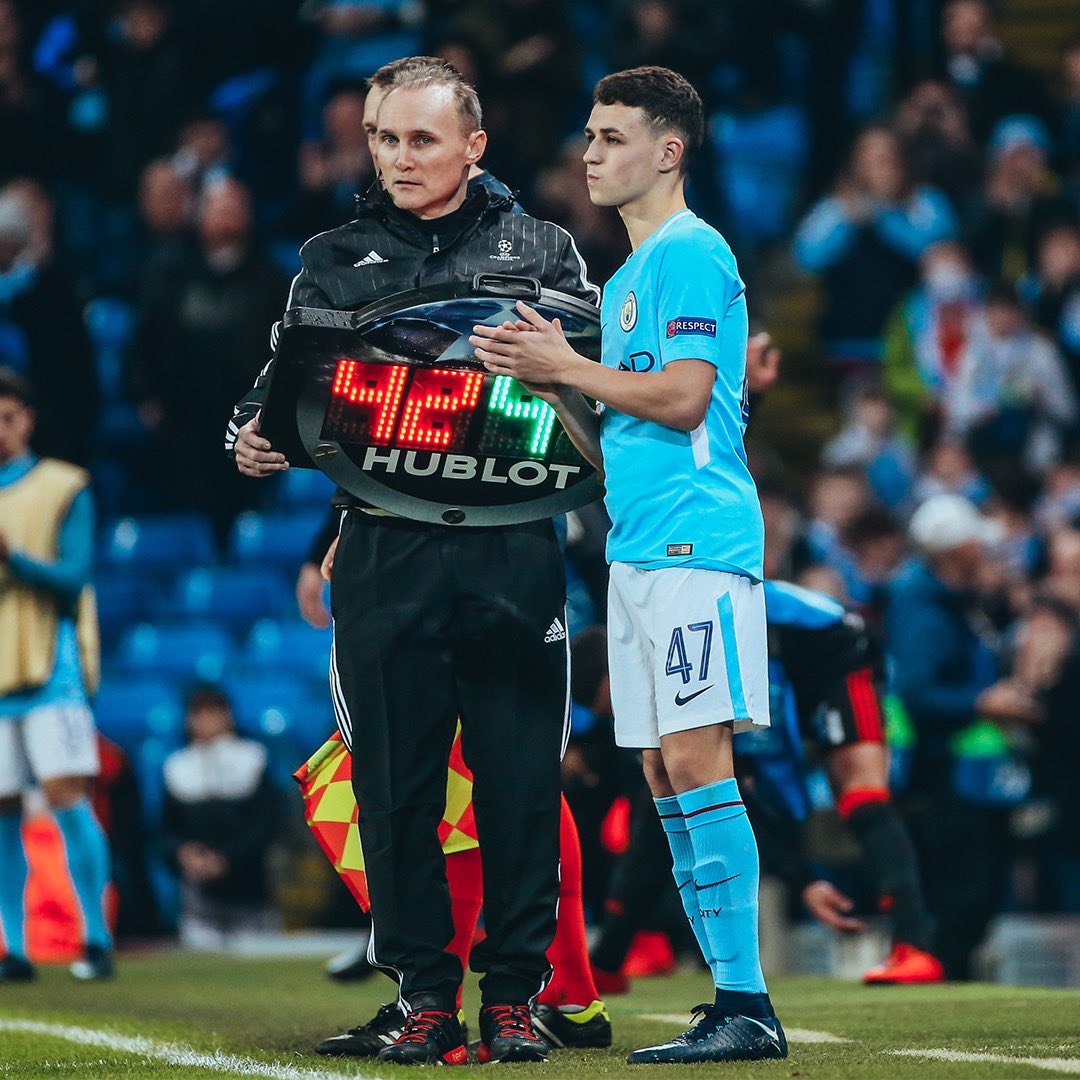 ManCity's tweet photo. #OnThisDay in 2017, @PhilFoden made his Manchester City debut 🩵

The rest is history... ✨ https://t.co/DG77MaDuQo