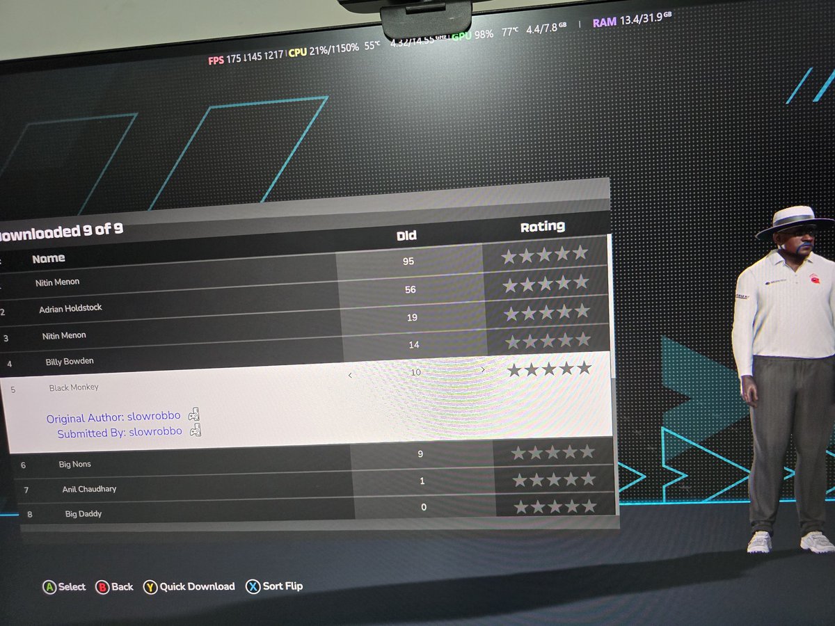 TUNcricketer's tweet photo. Seems like the Cricket 26 Community uploads have no verification checks or even basic blocked words filter
@RossSymons @BigAntStudios https://t.co/C64ek5EXnL
