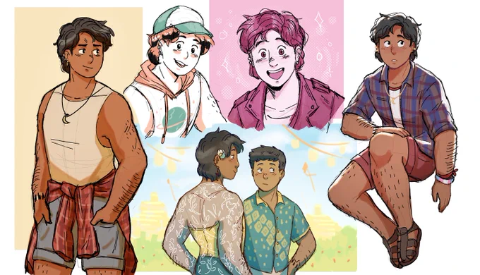 [OC] Appeasing all the butch energy here with the trans girl from my book