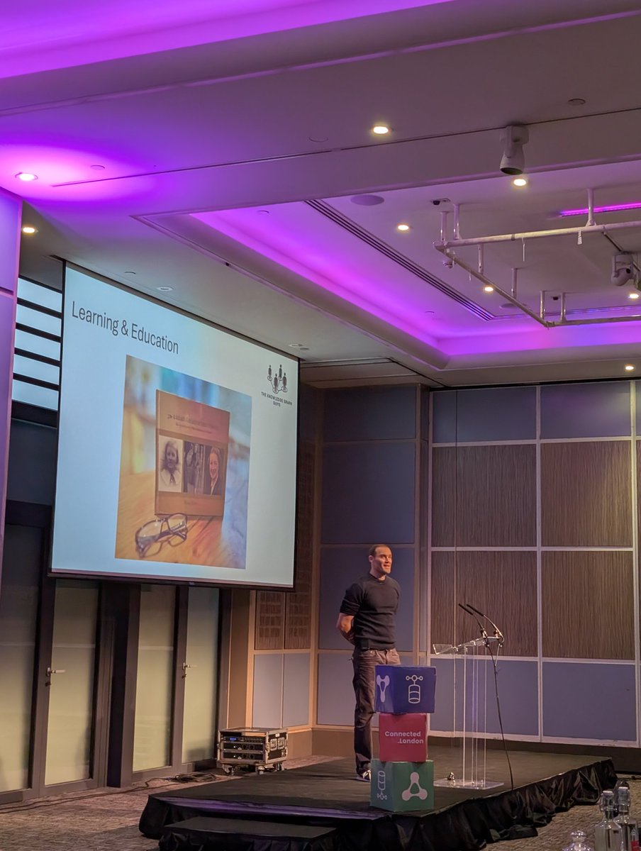 malcolmsparks's tweet photo. Excellent talk by Tony Seale. 

One trick: have the LLM extract an ontology from a document,then ask it to extract the data to fit that ontology from another document. 

Also, I agree with his point that it's possible to arrive at accurate and stable ontologies.

#cdl25 https://t.co/XhTs0BswlP