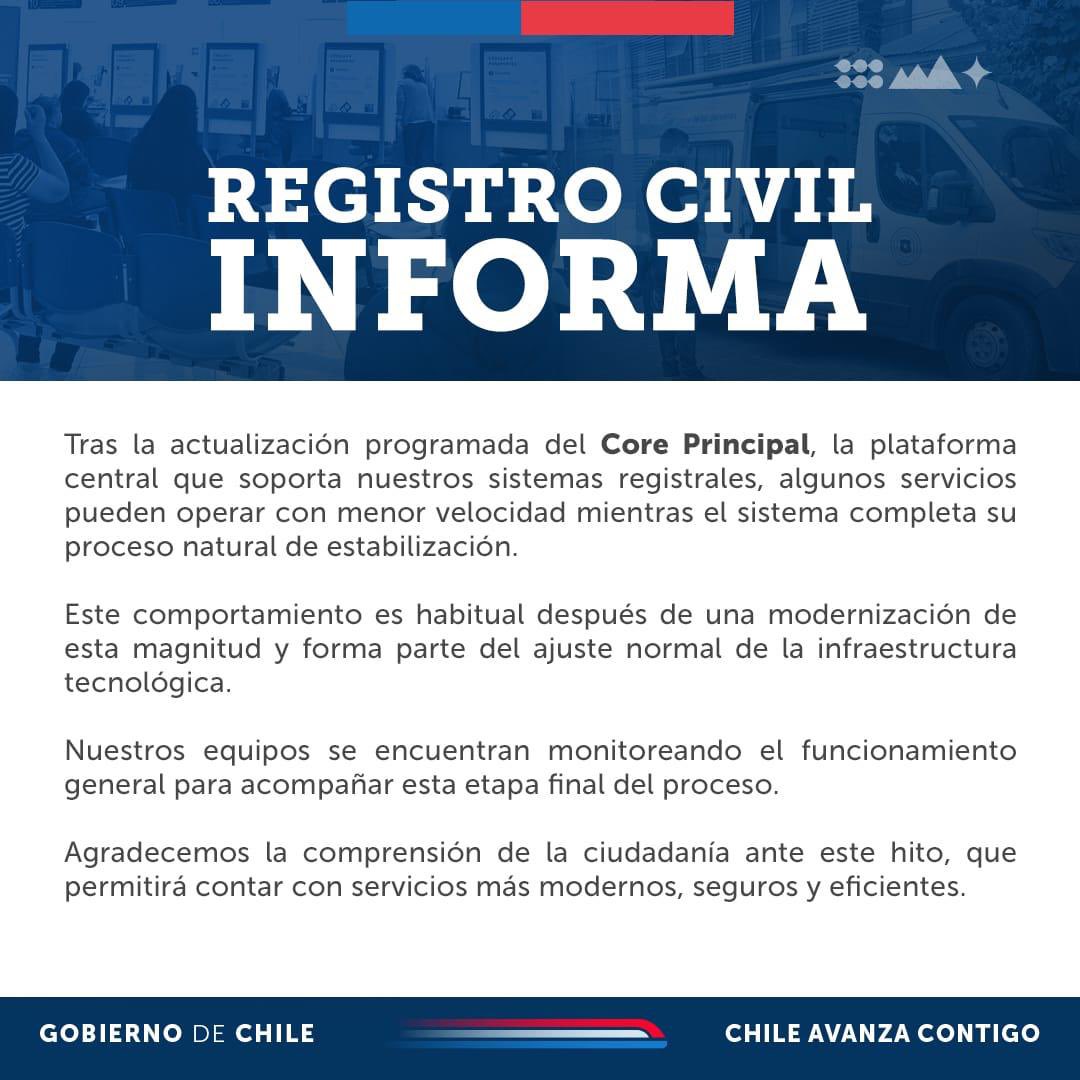 Registro Civil O’Higgins tweet media