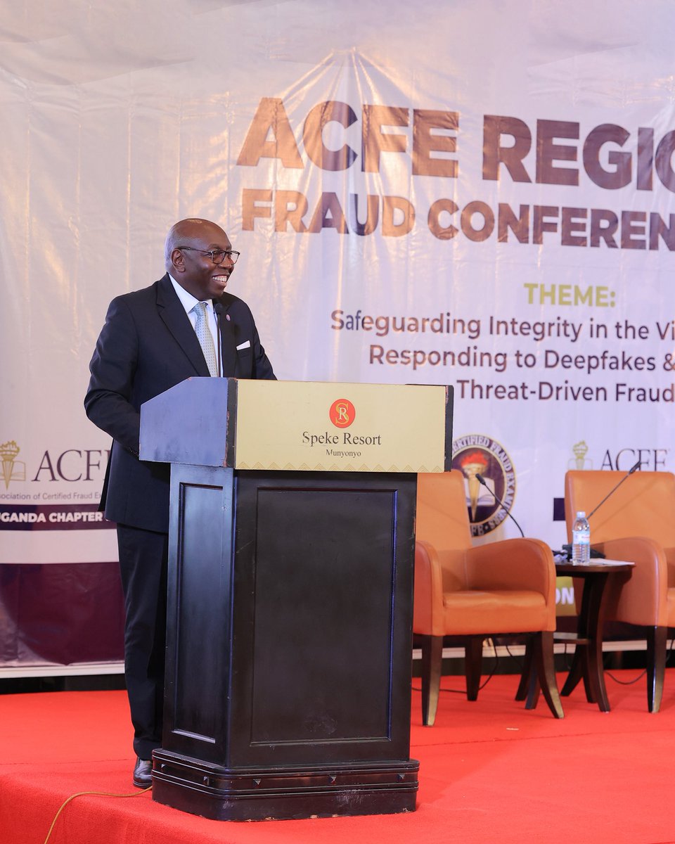 ACFEUgChapter's tweet image. While addressing Cross-Border Cybercrime, Hon. Justice Kiryabwire said criminals can now create a “virtual reality” or even a “clone of a person or company,” backed by flawless fake paperwork, a new frontier in fraud.
#ACFEUganda #ACFE3rdRegionalConference #FraudAwarenessWeek2025