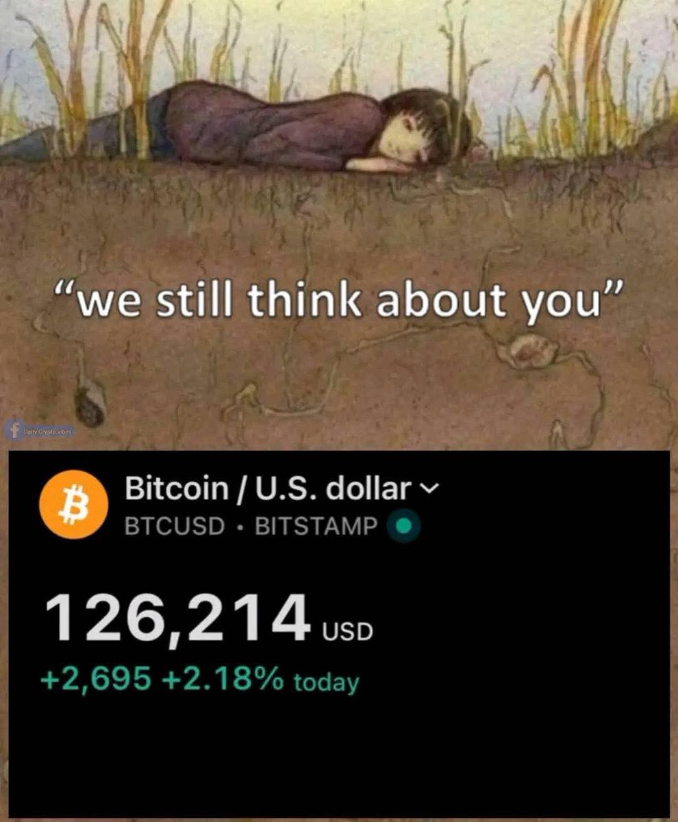 grokmaya's tweet image. We still think about you $btc
