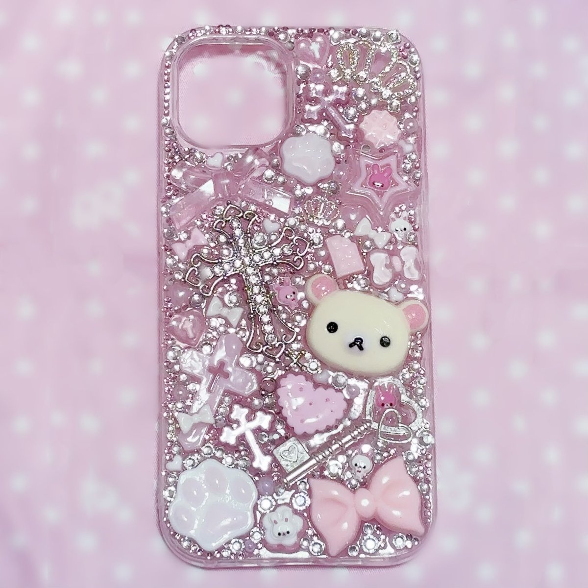 ichi5q's tweet image. めちゃくちゃ可愛いスマホケース出来て神♩