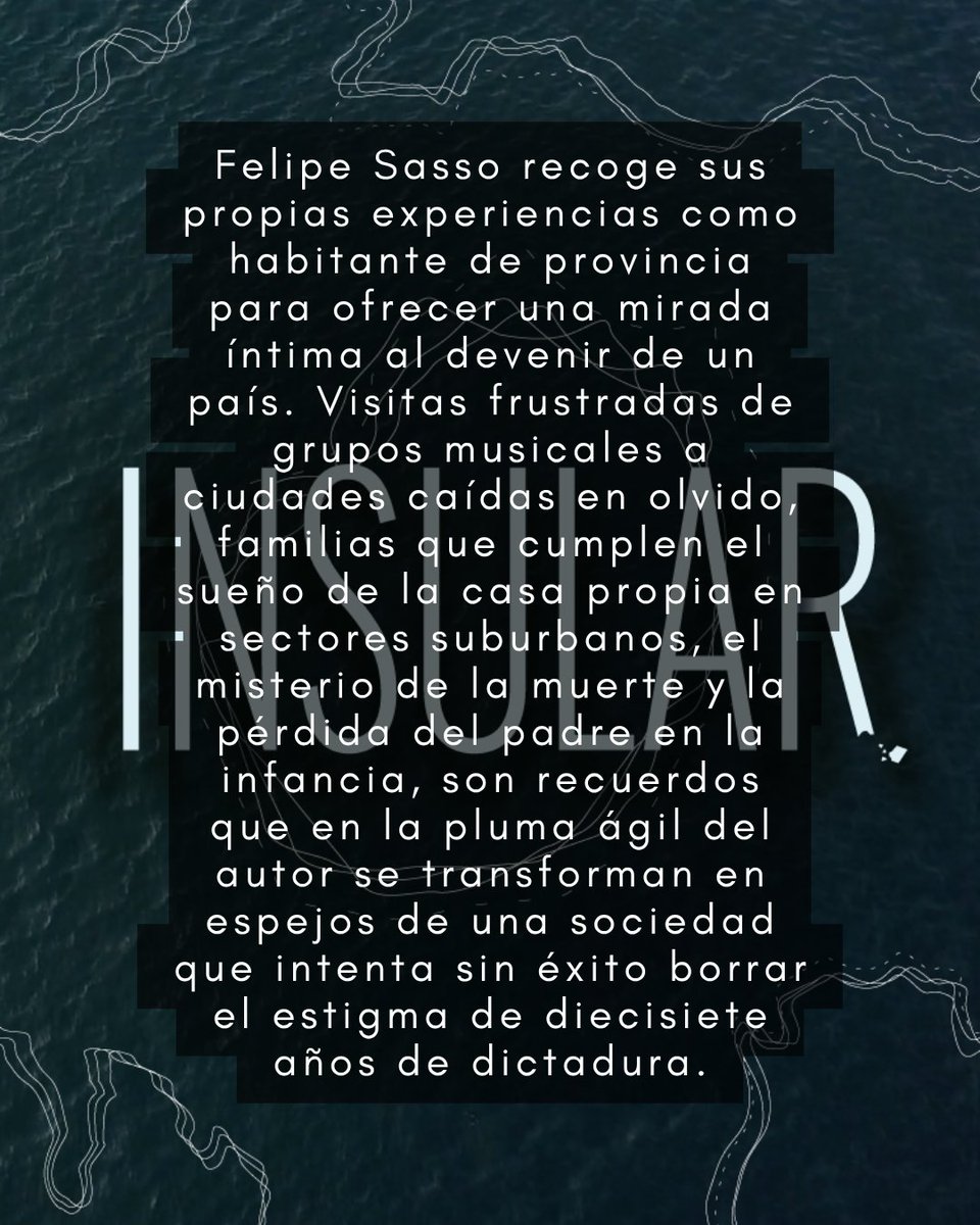 Conoces a Felipe Sasso? <a href="/fjsasso/">Felipe Sasso</a>

Este periodista oriundo de San Vicente de Tagua Tagua tiene una mirada profunda desde la provincia hacia la provincia. Vive en Puerto Williams, en la Patagonia chilena, donde conduce el podcast literario La Patagonia escrita.