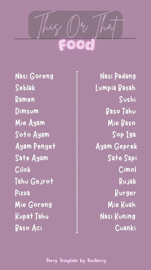 havanity_ofc's tweet image. main this or that dulu yuk food edition 🫕

HARQEEL TIKTOK AWARDS
#HQSPOTLIGHT
#HARQEELONTIKTOK