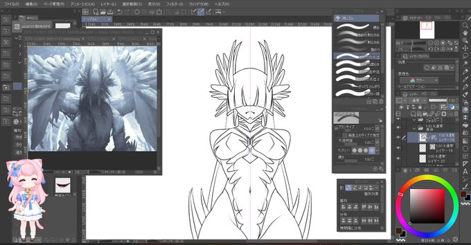 ゾ・シアさんの擬人化描いてます。
第三形態まで描きます。
おやすみなさい。 