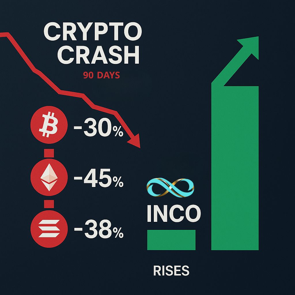 Infiniti_Coin's tweet photo. 🚨 While the market bleeds… INCO rises! 🚀
Bitcoin down. Ethereum down. Solana down.
InfinitiCoin (INCO) continues to climb when others fall.

Stay ready. Big things are coming. 💠🔥
#InfinitiCoin https://t.co/mFxOybBuoQ