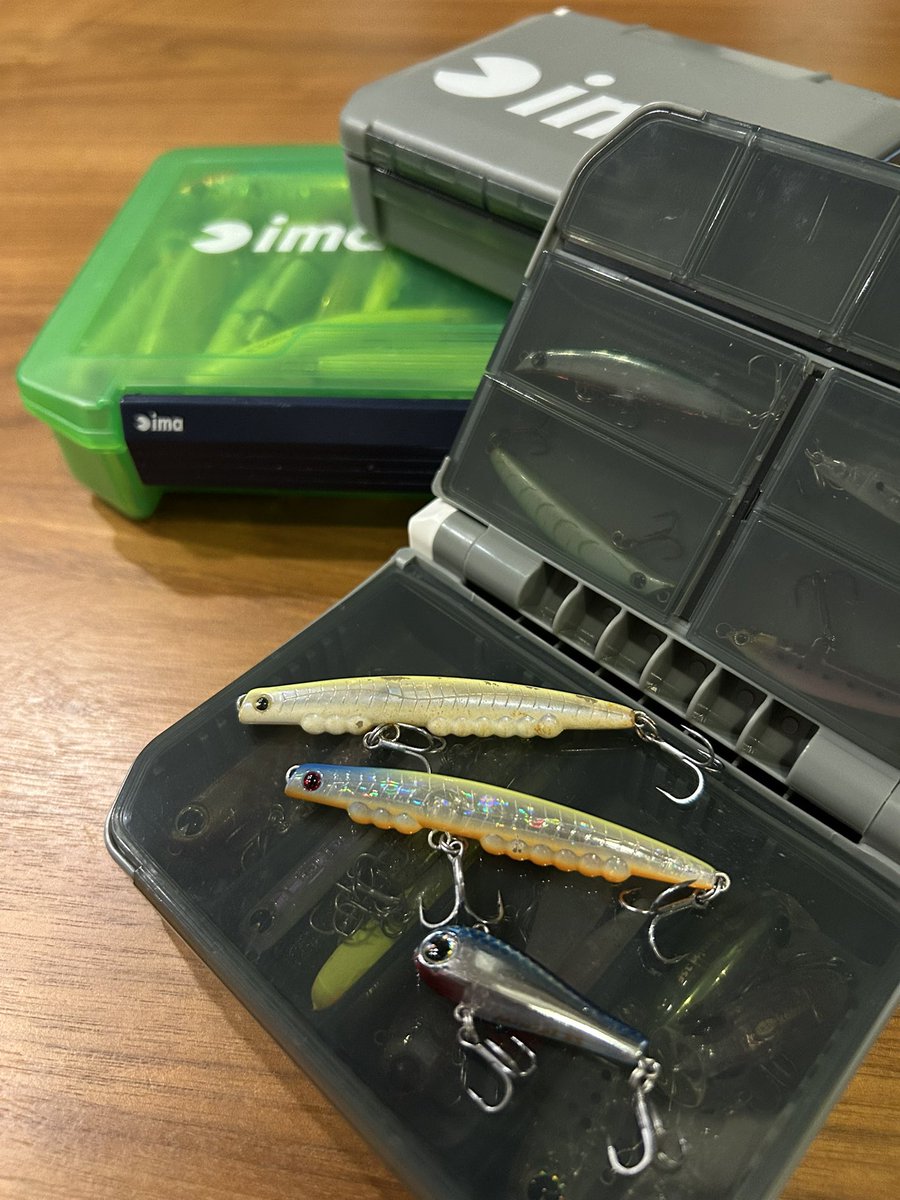 ori310Seabass's tweet photo. imaミッション3魚種達成！うれしい！
ポストめっちゃ光栄っす！😍
活躍してくれたルアーたち🎣いつもいい仕事してくれます🐟
#imaミッション
#アムズデザイン
#大野ゆうき
#アルデンテ70S
#アルデンテ70Sダンツァ
#Miniel35
#広島
#シーバス
#メバル
#チヌ https://t.co/TtoVVXuwYz
