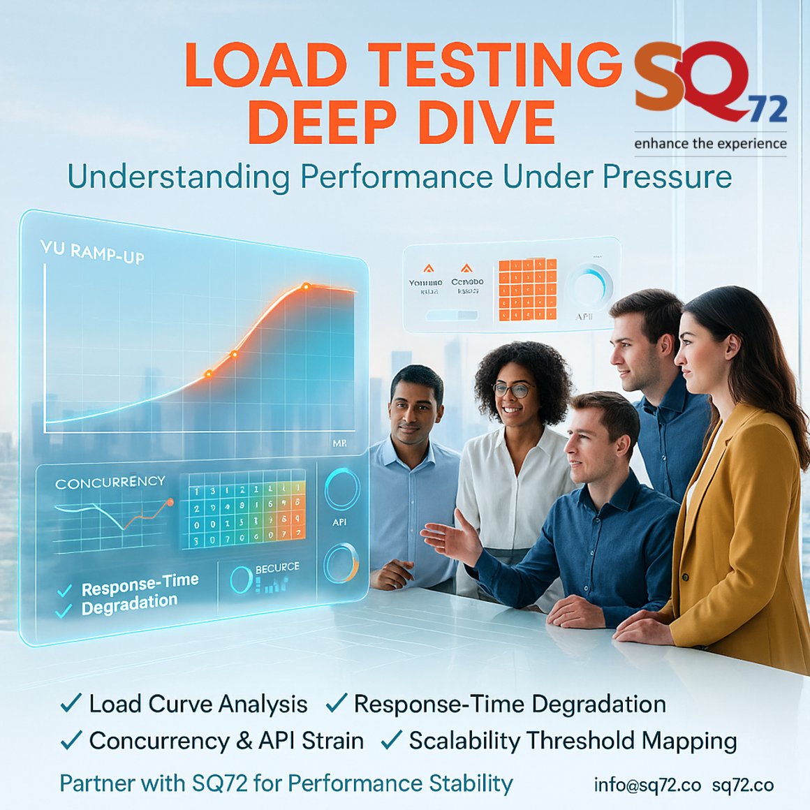 SQ72Testing's tweet image. Load Testing shows how your system behaves under pressure.
SQ72 exposes bottlenecks before users feel them.
🌐 sq72.co
#LoadTesting #PerformanceTesting