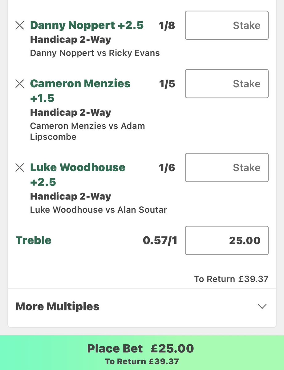 10to7Tipster's tweet image. WE GO AGAIN ON THE DARTS 🎯🔥

£25-£100 BET 1 is LIVE:

💰 £25 ➜ £39.37
Odds: 0.57/1

#DartsTips #BettingTips #ProfitChase #DartsBetting #Tipster #GamblingTwitter #Punters #BetSmart