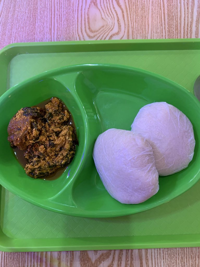 How do you position your food ? 

1. Swallow by the left , soup by the right
2. Swallow by the right soup by the left 

Mine is soup by the right, it’s easier.