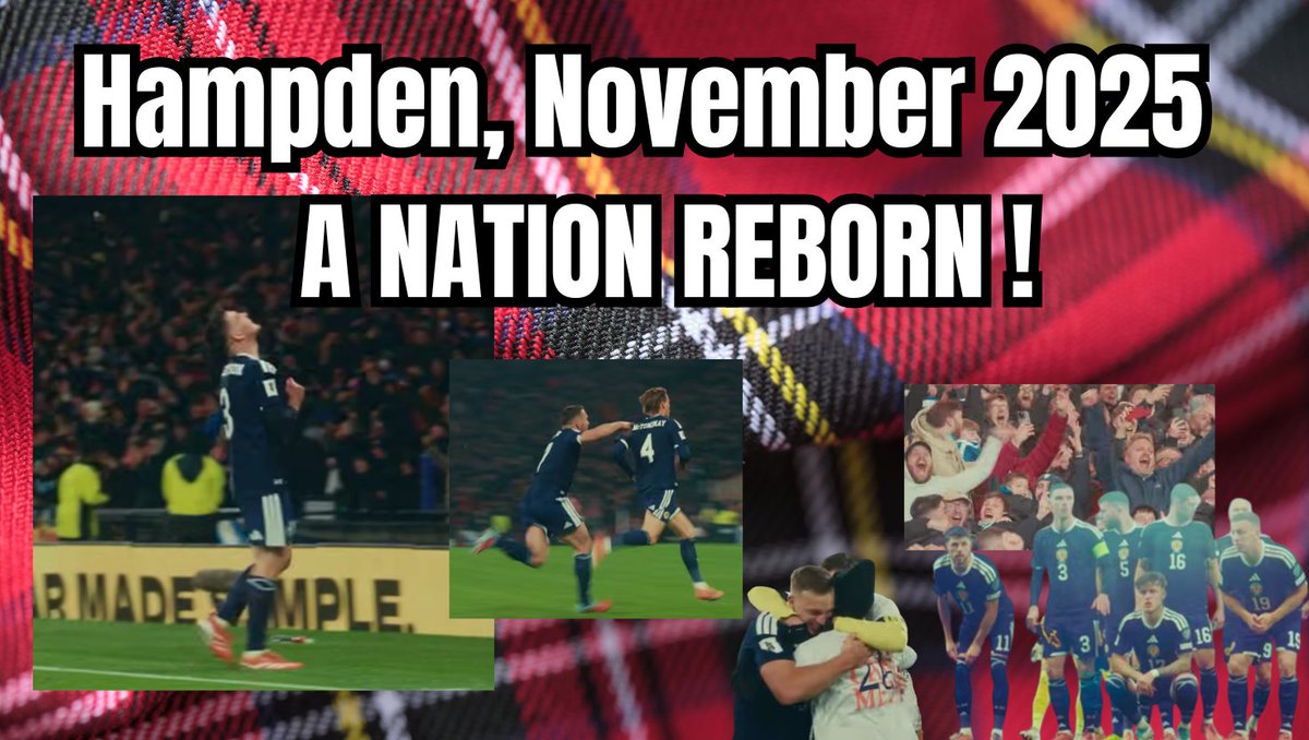A NATION REBORN: Hampden, November 2025
READ ⬇️⬇️⬇️⬇️
 open.substack.com/pub/amnesiaofh… 
Scotland’s qualification for the World Cup in 2026 against Denmark will be remembered for years to come, but these nights have brought joy and tragedy for the Scots over the years. <a href="/ScotlandNT/">Scotland National Team</a>