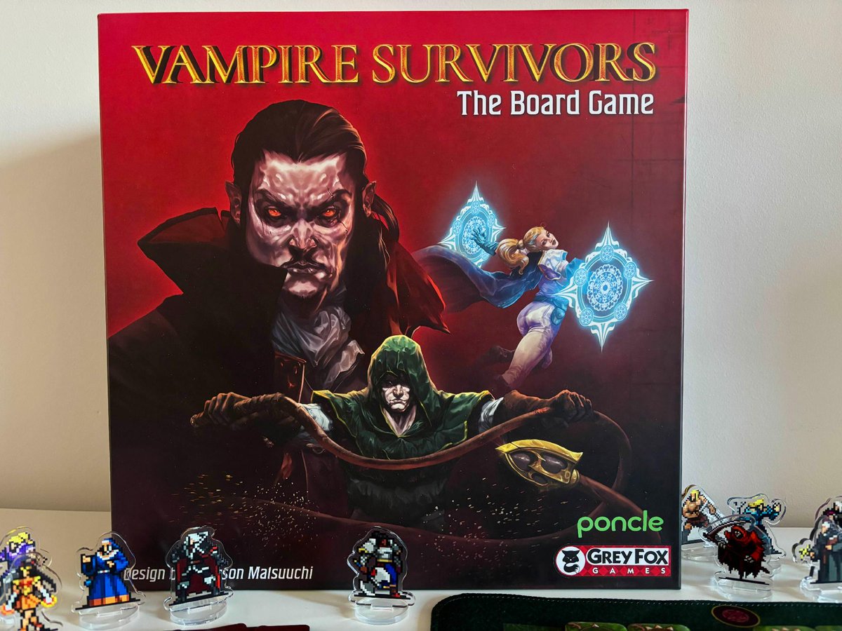 the final day is here! 📢

there's only a few hours left to back our Vampire Survivors: The Board game campaign on Kickstarter! 🚨🦇

we just hit over 8,000 backers... and you should join them 👀
🔗 kickstarter.com/projects/15273…
