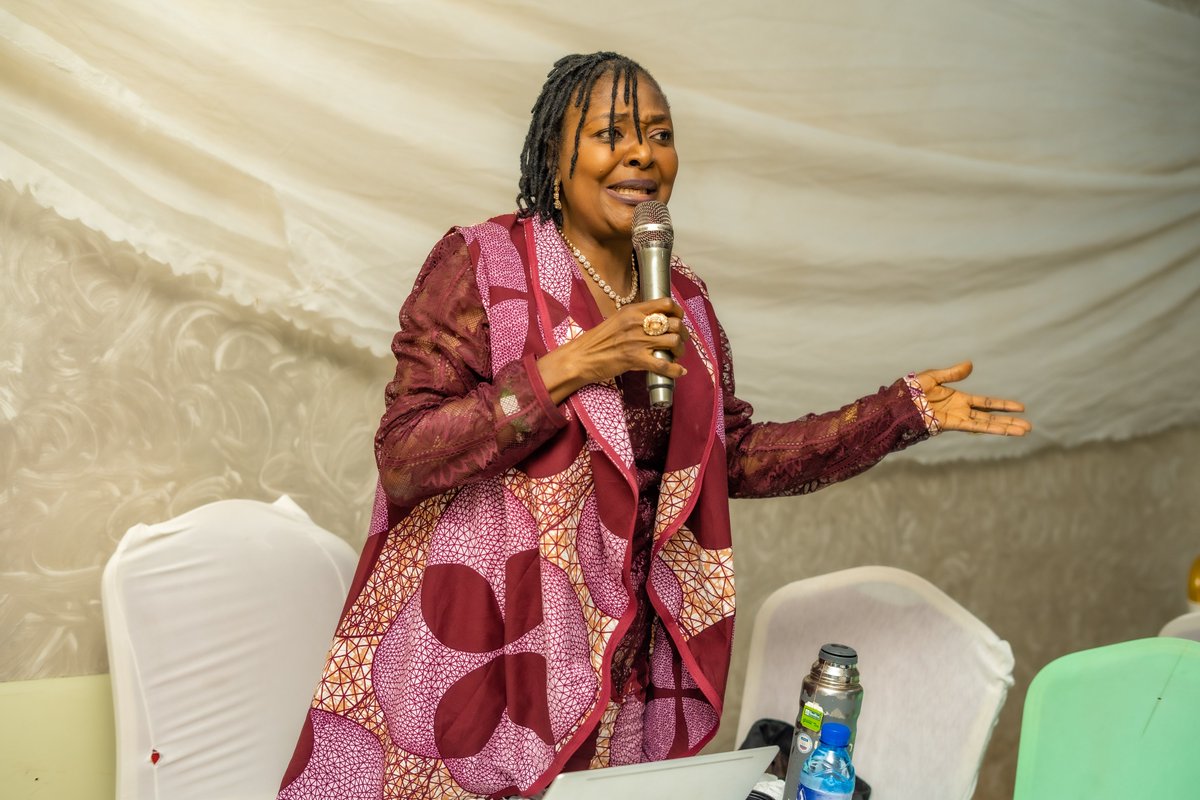 AONNNigeria's tweet image. #AGSM2025 Highlights:

Data isn’t just numbers — it’s power, and we must use it. “We need to gather available data, triangulate it, and channel it into policy and advocacy.” — Mrs. Aji Robinson, ED @htyfworldwide 

#Data4Development #EvidenceDriven #PolicyInAction #NigeriaDev