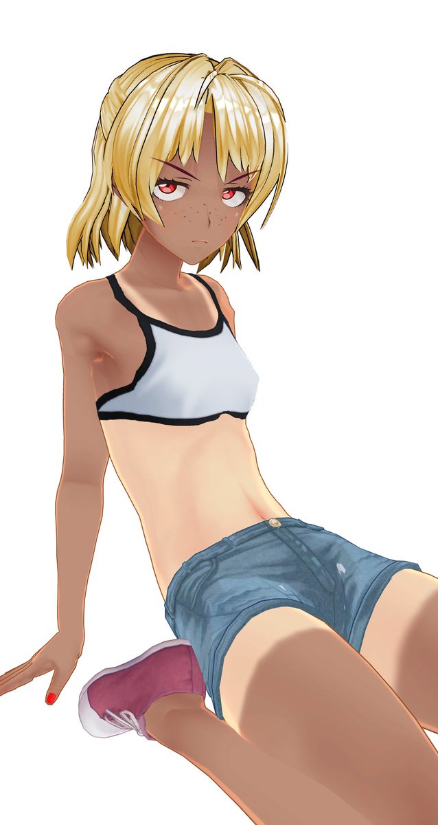 日焼け三白眼子ちゃん
#カスタムキャスト 