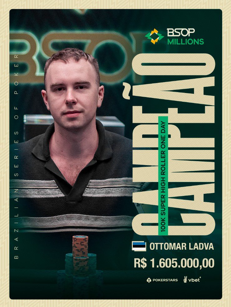 Dois campeões GIGANTES na Super High Roller Series! Craques!