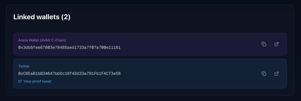 0xpl3b's tweet image. I just added X as a new wallet data source on @LynxGraph 🐈‍⬛

Wallets mentioned in users’ past X posts (for example, giveaway replies) can now be sourced and displayed on profiles, complete with tweet links as verification.