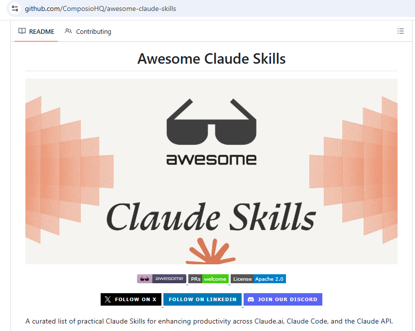 ai_for_success's tweet image. This resource is quickly becoming essential for Claude users.
It jumped from 400 to 4k stars in last 14 days because it solves the &quot;blank page&quot; problem for complex tasks.

Instead of writing prompts from scratch, you have ready-made skills for:

- Full-stack development workflows…